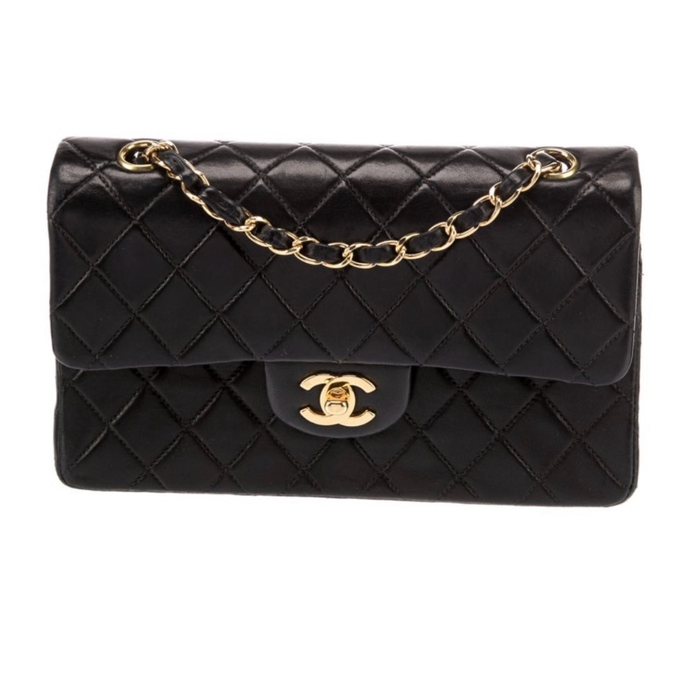 CHANEL Black Crossbody Bag with Iconic Quilting